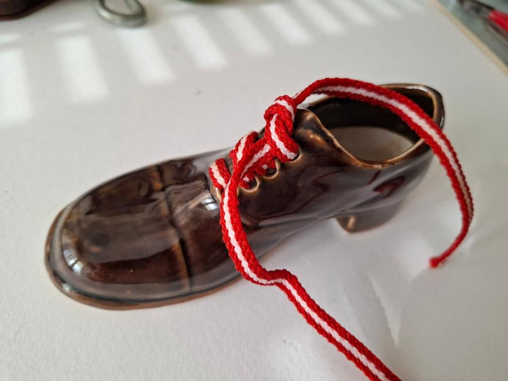 Schoentje porselein 16 cm, Verzenden