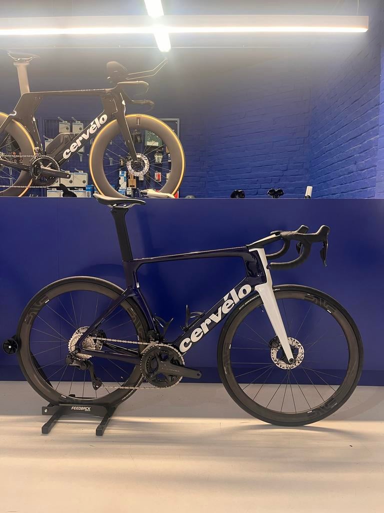 Cervélo S5 (58) Ultegra Di2, Enve SES AR 3.4 + Powermeter, 28 inch, Carbon, Heren, Zo goed als nieuw