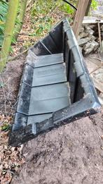 Bakken zonnepanelen en flexibele buis, Ophalen