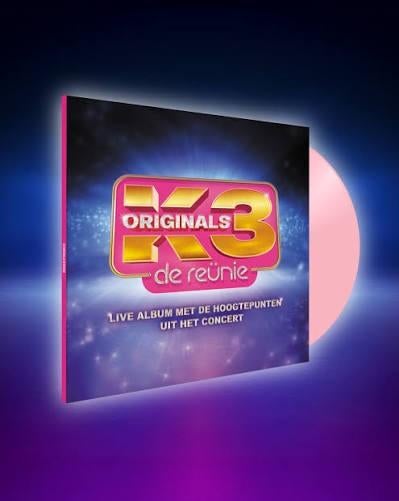 K3 Originals de reünie live vinyl roze Limited edition, 2010 - 2019, Ophalen of Verzenden, Pop, 12 inch