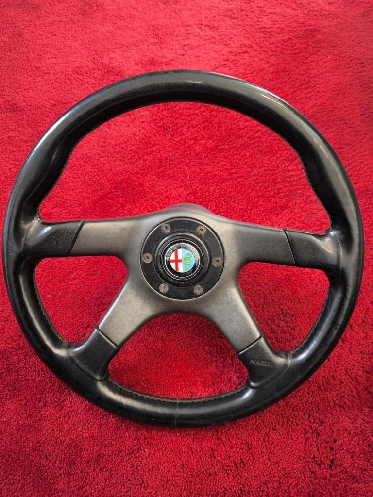 Nardi origineel lederen sportstuur, Ophalen of Verzenden, Gebruikt