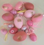 Set roze decoratieve paaseieren, Ophalen of Verzenden