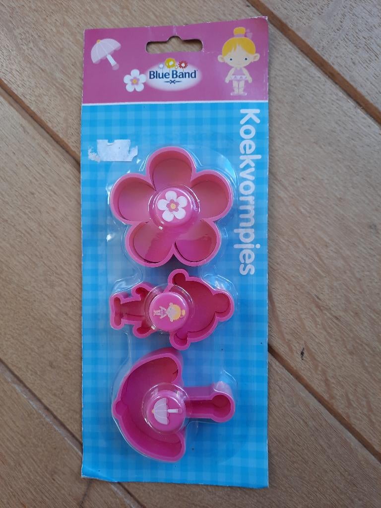 Blue Band koekjesvormpjes vorm - roze - ballerina - nieuw -, Ophalen of Verzenden, Nieuw