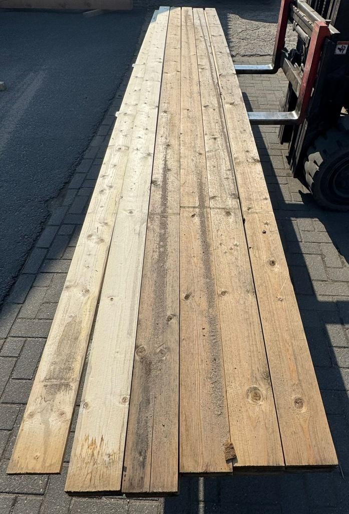Vuren planken 22x120 4.80m, Tuin en Terras, Ophalen, Nieuw, 250 cm of meer, Planken