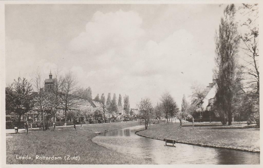 ROTTERDAM Leede, Verzamelen, Ansichtkaarten | Nederland, Gelopen, Zuid-Holland, 1940 tot 1960, Verzenden