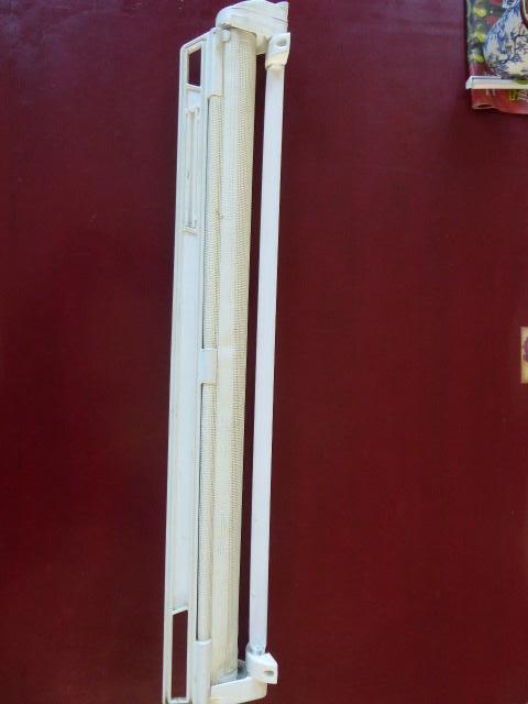 Kiddy Guard oprolbaar traphek wit, Kinderen en Baby's, Traphekjes, Ophalen, Overige materialen, Gebruikt, 100 tot 115 cm