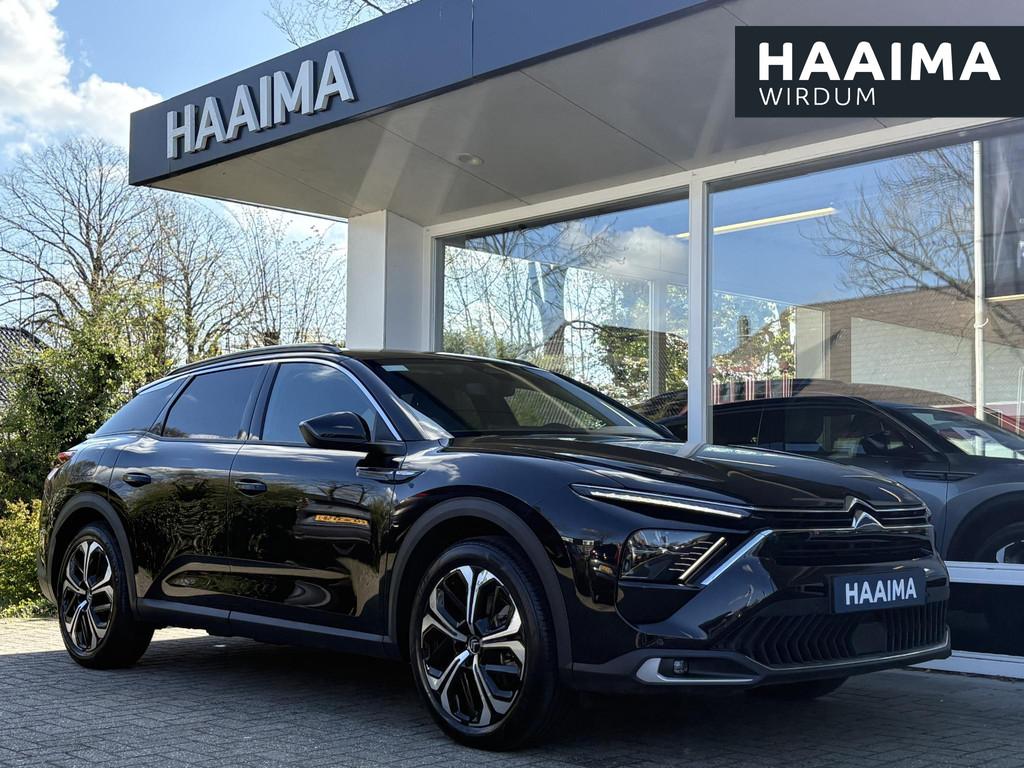 Citroen C5 X 1.6 Plug-in Hybrid 225 Shine | Active PHC verin, Auto's, Citroën, 1350 kg, Gebruikt, 4 cilinders, Zwart