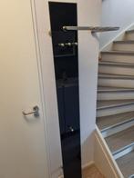 Moderne wandkapstok met glas en haken, Zo goed als nieuw, Metaal, 150 tot 200 cm, Ophalen
