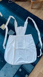 Schort witte katoen oud, Ophalen