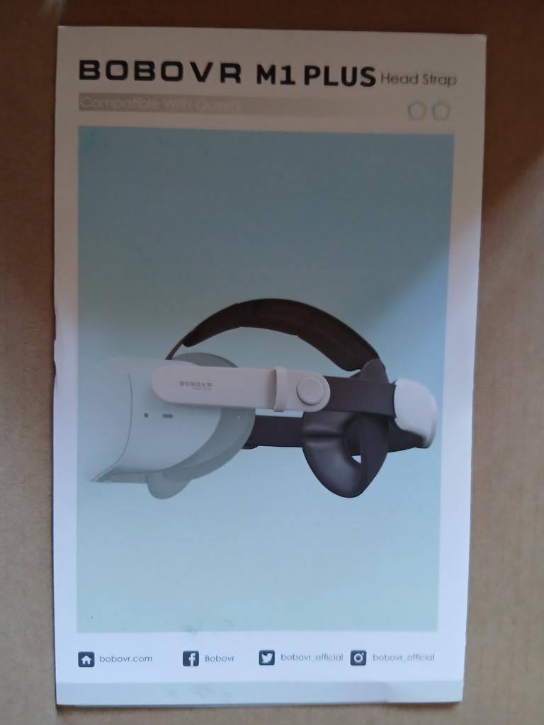 BOBOVR M1 Plus Head Strap voor VR-bril - Nieuwstaat!, Ophalen, Zo goed als nieuw, VR-bril, Overige platformen