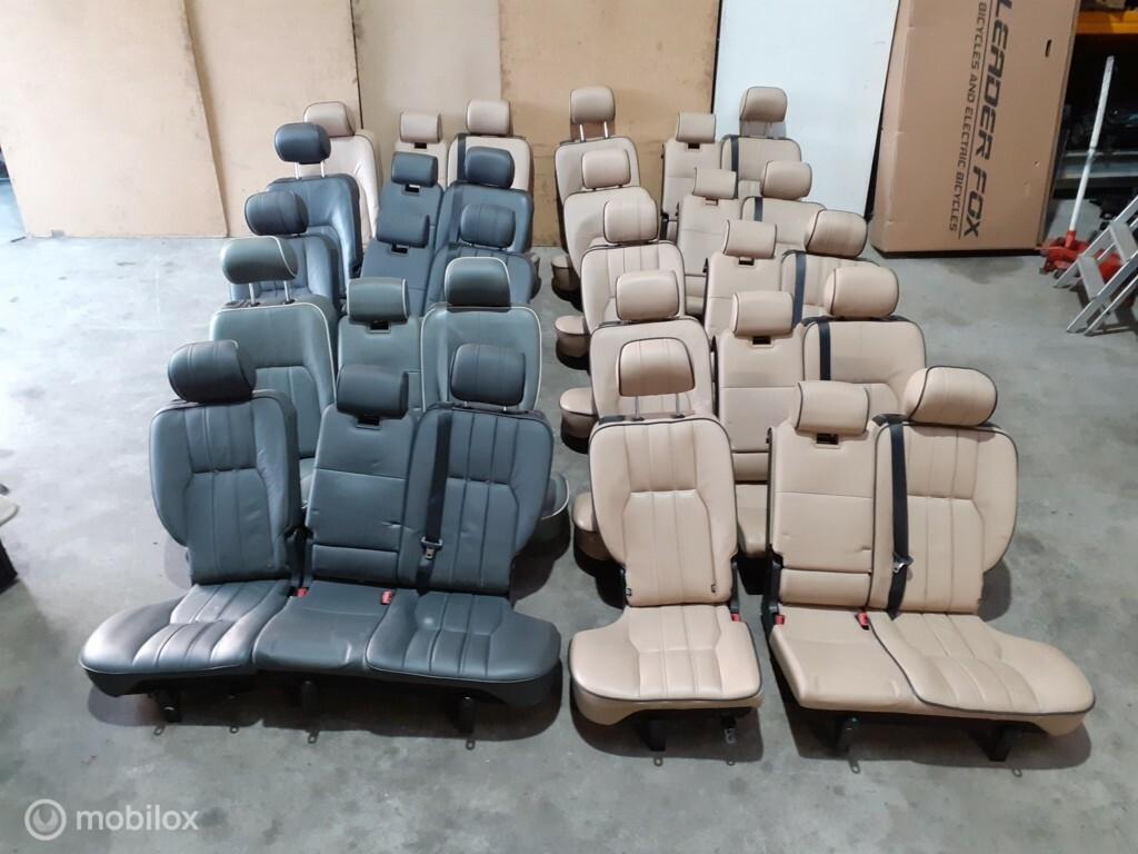 Achterbank Range Rover L322 Vogue Zetels Achter Bank Leer, Land Rover, Ophalen of Verzenden, Gebruikt, Land Rover