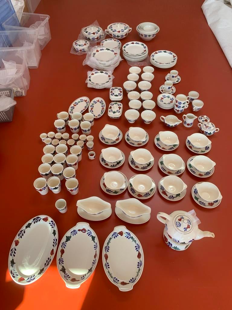 Boerenbont servies Villeroy & Boch, Ophalen, Gebruikt, Keramiek, Boerenbont