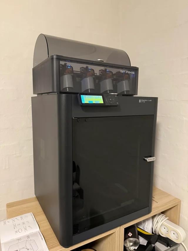 Bambu Lab P1S Combo + AMS (Bijna Nieuw!), Ophalen, Ingebouwde Wi-Fi, Zo goed als nieuw, Filament