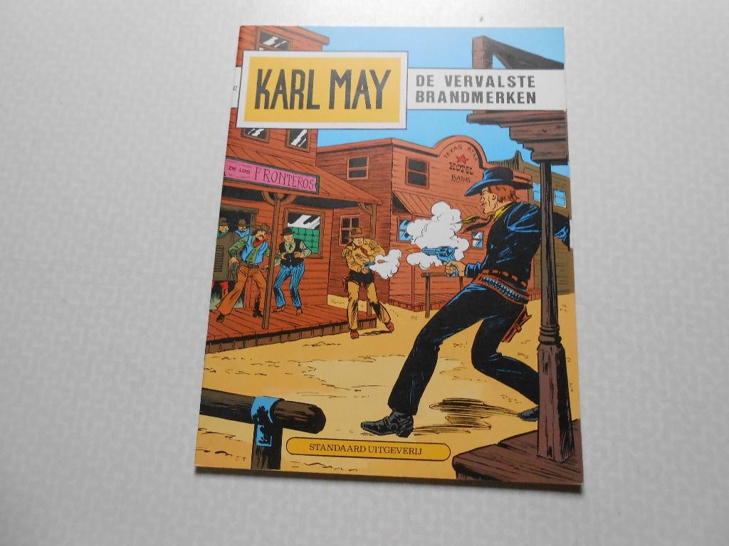 Karl May 42 De vervalste brandmerken 1975 1 ste druk., Willy Vandersteen, Eén stripboek, Nieuw, Ophalen of Verzenden