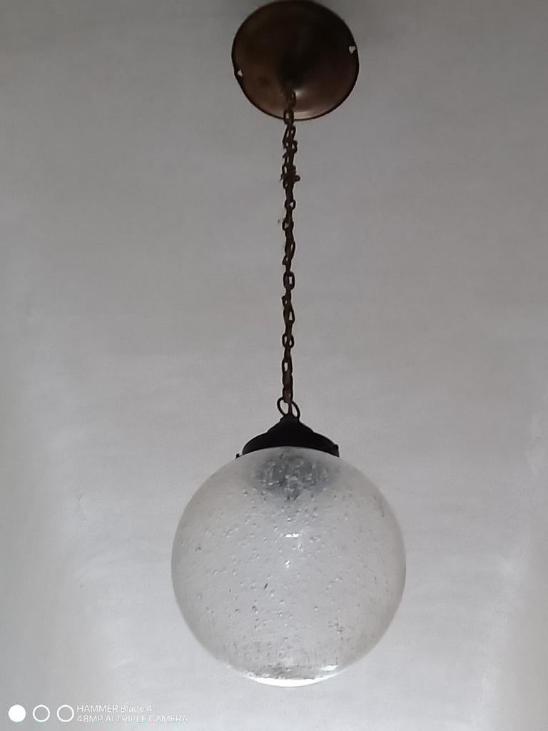 Antieke hanglamp, Ophalen of Verzenden