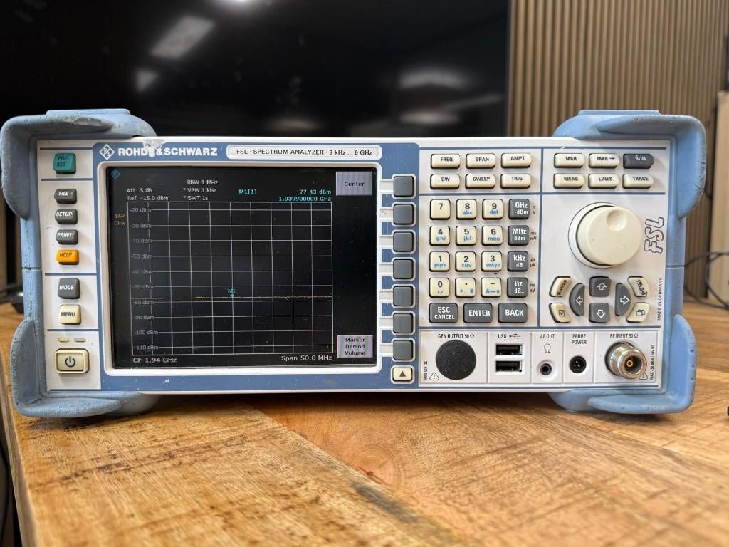 Spectrum Analyzer Rohde & Schwarz FSL6 6GHz, Ophalen of Verzenden, Gebruikt, Zender en Ontvanger