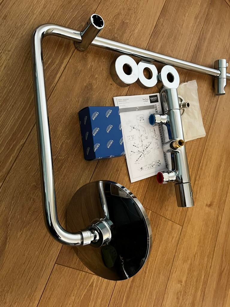 Grohe Euphoria Rainshower – compleet + extra onderdelen, Ophalen of Verzenden, Zo goed als nieuw, Douche