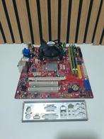 MSI MS‑7366 (P6NGM) Moederbord Defect + Intel Pentium + RAM, Computers en Software, Moederborden, ., ., Niet werkend, Intel