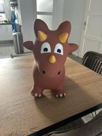 Opblaasbaar Dino Springdier - Bruin Triceratops, Ophalen, Zo goed als nieuw, Jongen of Meisje