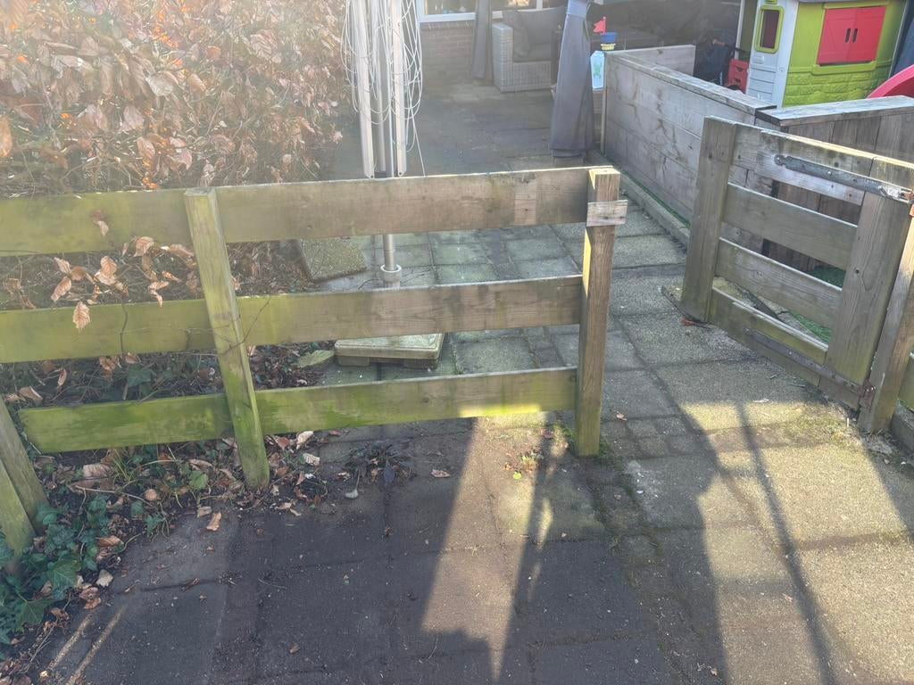 Hekken, Tuin en Terras, Tuinhekken en Hekwerk, Ophalen, Met poort, Gebruikt, Tuinhek