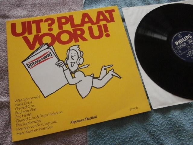LP - Uit? Plaat Voor U ! - Various Artists., Cd's en Dvd's, Vinyl | Verzamelalbums, Ophalen of Verzenden, Zo goed als nieuw, 12 inch
