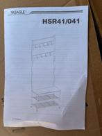 VASAGLE Kapstok Schoenenrek Industrieel Metaal Hout, Nieuw, Metaal, 150 tot 200 cm, Ophalen