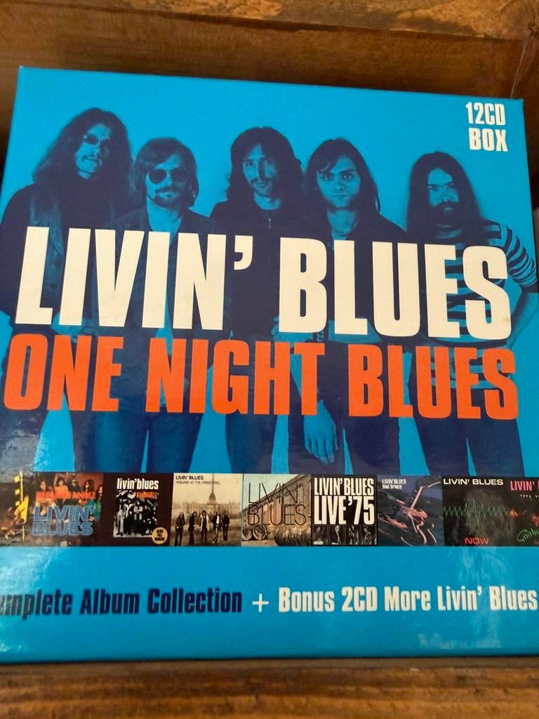 12 cd box livin blues one night blues, Cd's en Dvd's, Ophalen of Verzenden, Zo goed als nieuw, Poprock