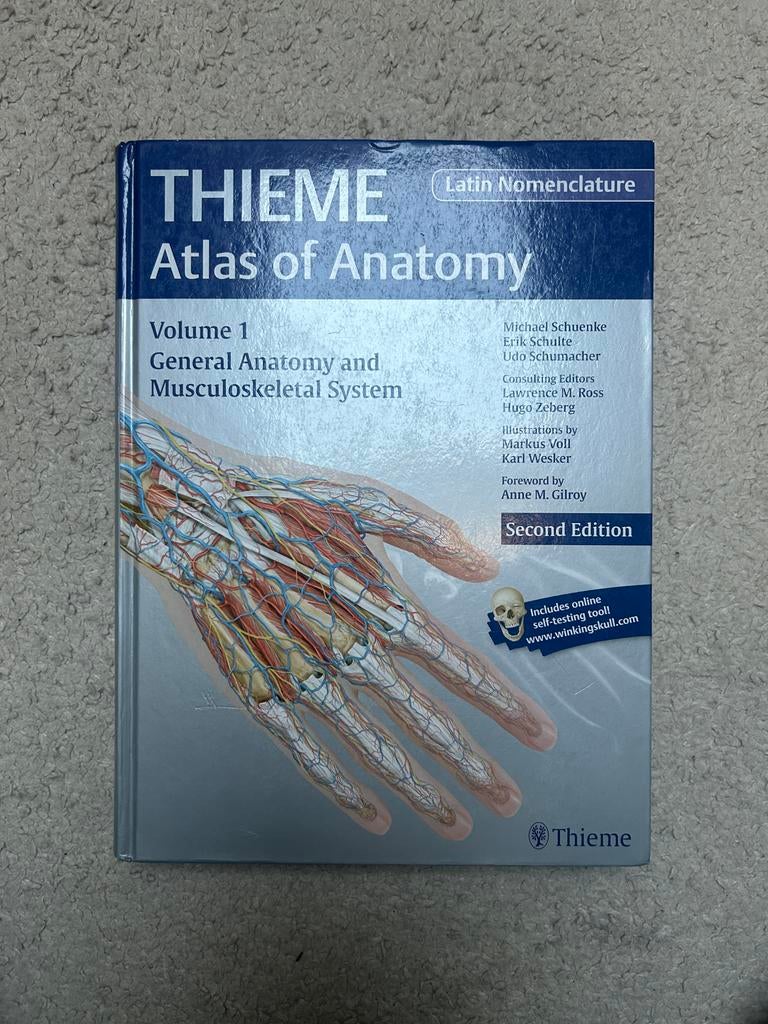 Thieme Atlas of Anatomy Volume 1, Ophalen of Verzenden, Beta, Gelezen, HBO
