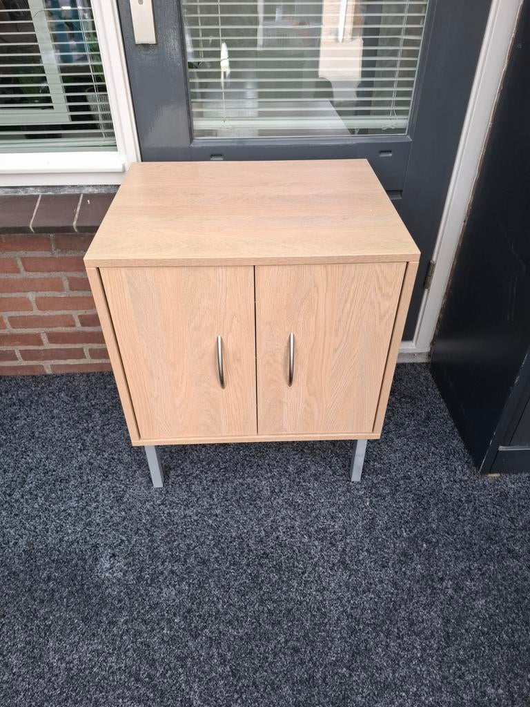 Houten kastje met drie lades, Huis en Inrichting, Kasten | Overige, Ophalen