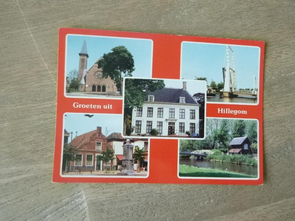Hillegom, kerk/brug, Verzenden, 1980 tot heden, Gelopen, Noord-Brabant