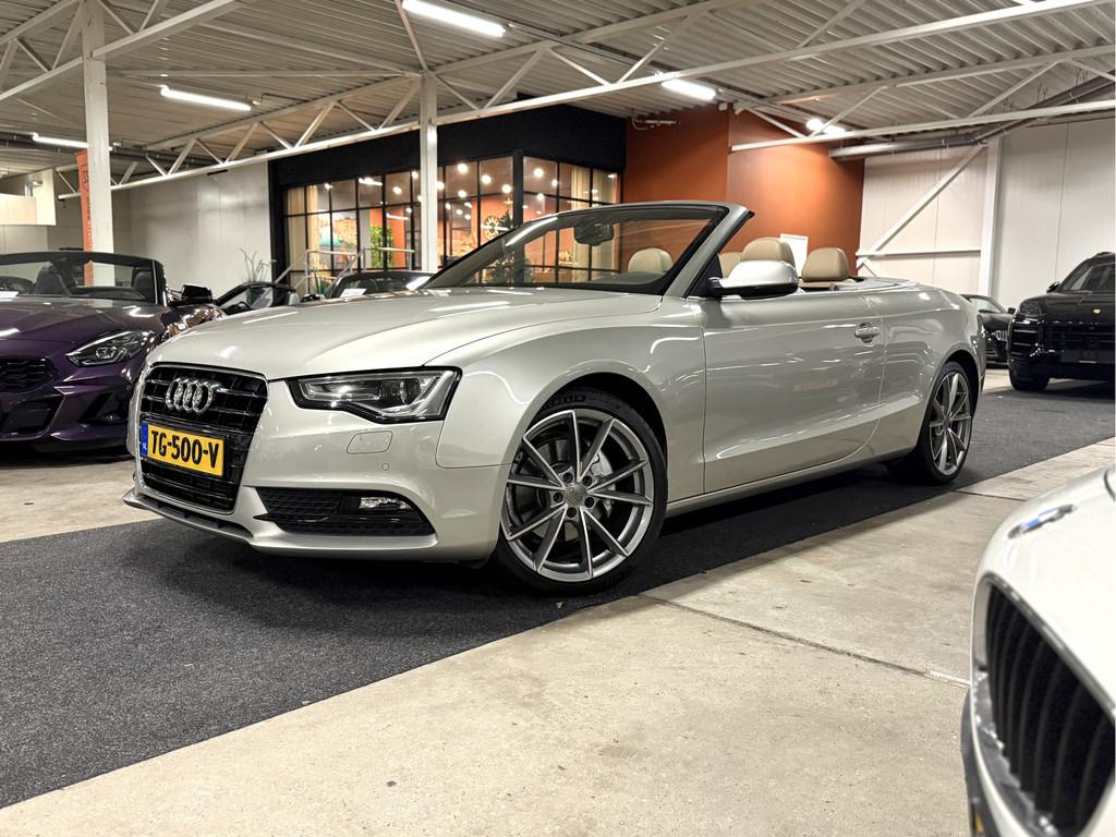 Audi A5 Cabriolet 3.0 TDI Pro Line Aut. l Exclusive l Stoelk, Auto's, Audi, Euro 5, Gebruikt, Beige, 197 €/maand