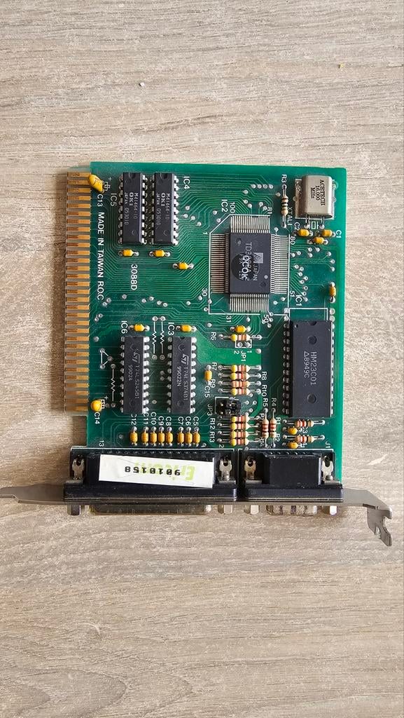 Vintage ISA Hercules grafische kaart - D-sub en parallel, Computers en Software, Ophalen of Verzenden, Gebruikt, Overige typen