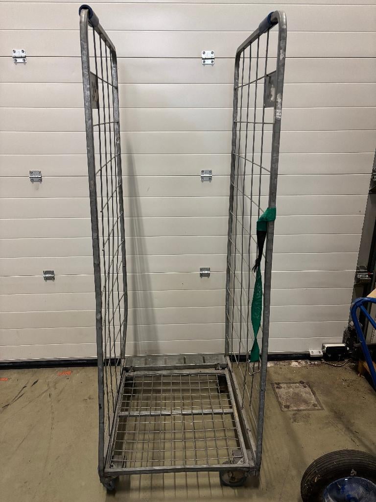 rolcontainer, 100 liter of meer, Ophalen, Gebruikt, Transportkar