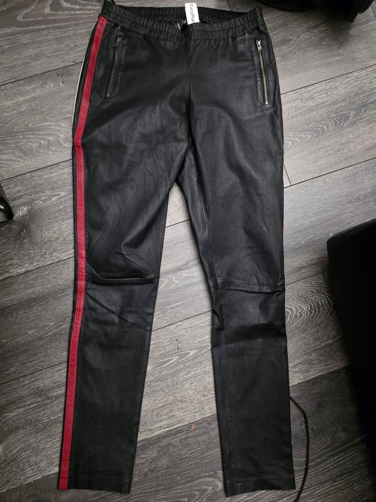 Ibana leder pantalon maat S, Zwart, Ophalen of Verzenden, Zo goed als nieuw, Maat 36 (S)