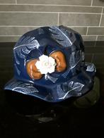 Blauwe Meissen Augustus Red bloempot/vaas, Ophalen of Verzenden