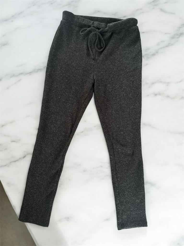 Asos dames gebreide legging broek grijs M, Legging, Verzenden, Maat 40/42 (M), Zo goed als nieuw