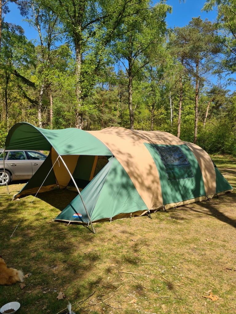 Cabanon Biscaya 440 tunneltent - Ruime gezinstent, Ophalen, Gebruikt, Tot en met 6
