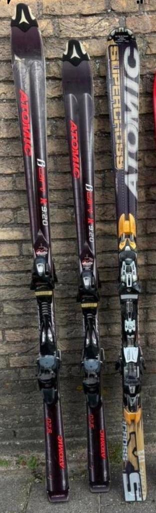 3 Sets Ski’s, 3X Atomic, 160 tot 180 cm, Gebruikt, Ophalen of Verzenden, Atomic