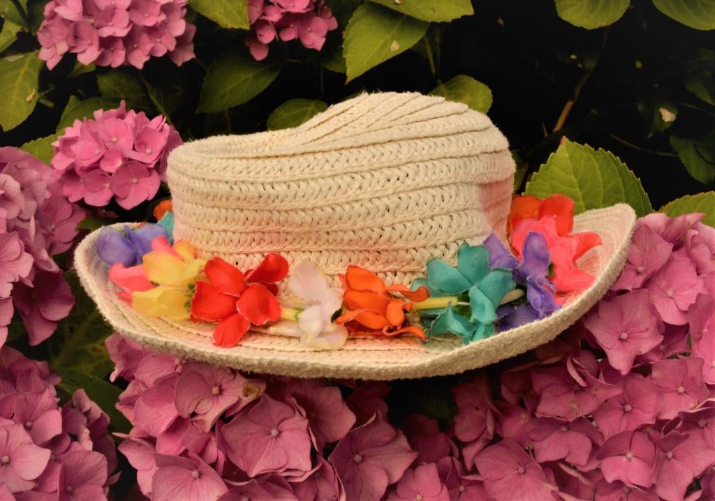 Leuke rieten hoedjes beschermt tegen zonnestralen 110, Kinderen en Baby's, Kinderkleding | Petten en Hoeden, Meisje, Ophalen of Verzenden