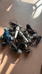 Kleine verzameling oude ( goedkopere ) microfoons, Muziek en Instrumenten, Microfoons, Ophalen, Gebruikt