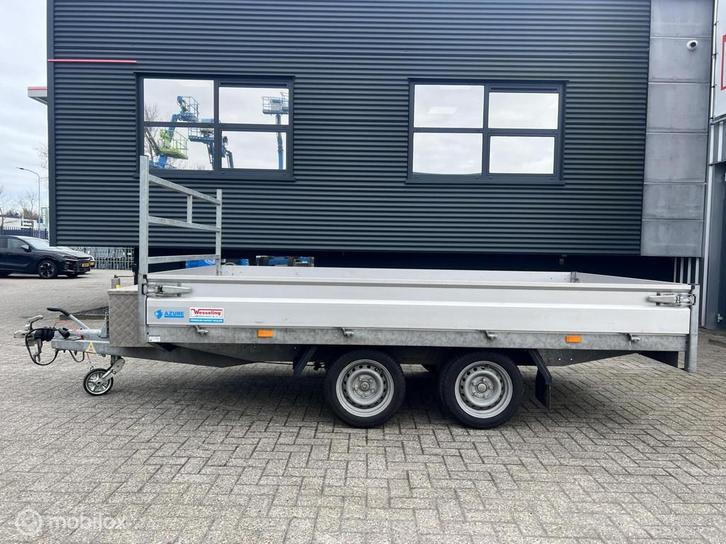 Hapert plateauwagen 335x180cm 2700kg incl. keuring, Auto diversen, Aanhangers en Bagagewagens, Gebruikt