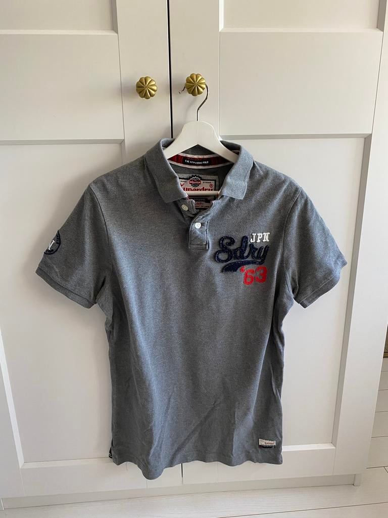 Superdry Polo Shirt - Maat XL, Kleding | Heren, Polo's, Ophalen of Verzenden, Zo goed als nieuw, Maat 56/58 (XL), Grijs