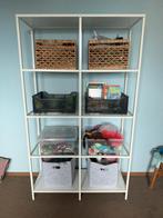 Witte IKEA Vittsjo stellingkast (2x), Met plank(en), Gebruikt, Glas, Minder dan 25 cm