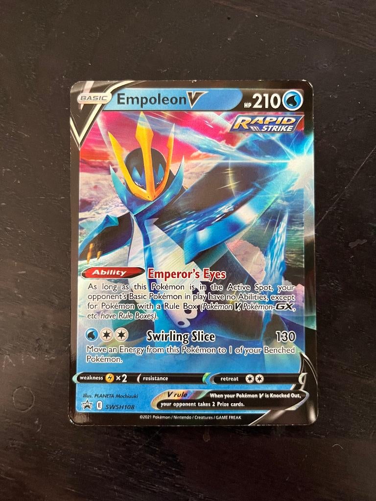 Pokemon kaart Empoleon V (SWSH 108), Ophalen of Verzenden, Nieuw, Losse kaart