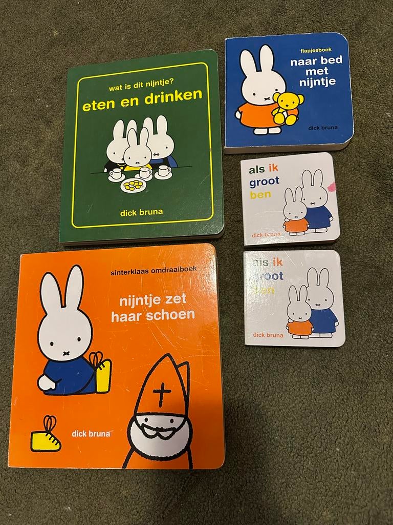 Nijntje Boeken Collectie - Dick Bruna, Ophalen of Verzenden, Gelezen, Uitklap-, Voel- of Ontdekboek, 1 tot 2 jaar