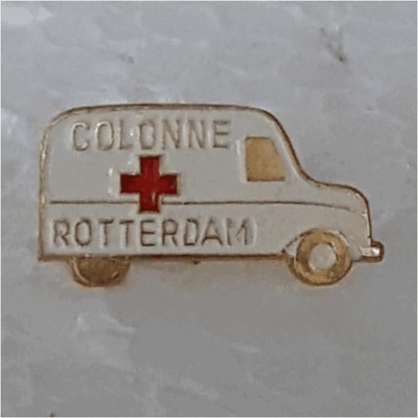 SP0183 Speldje Kolonne Rotterdam, Ophalen of Verzenden, Gebruikt, Overige onderwerpen