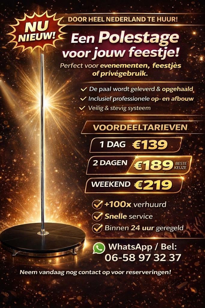 Paal dansen, Ophalen of Verzenden, Overige typen