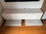 IKEA Besta TV-meubel wit met 3 deuren, Ophalen, Overige materialen, Gebruikt, 150 tot 200 cm