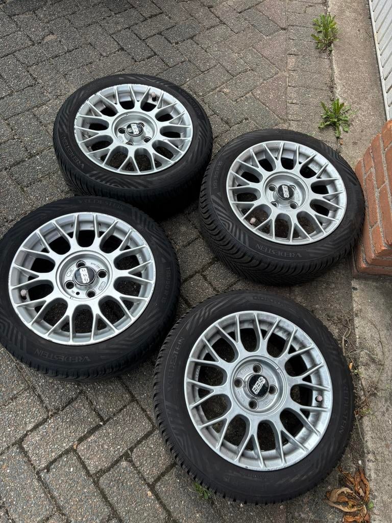 BBS velgen met all season banden, Auto-onderdelen, Ophalen, Gebruikt, 15 inch, Banden en Velgen