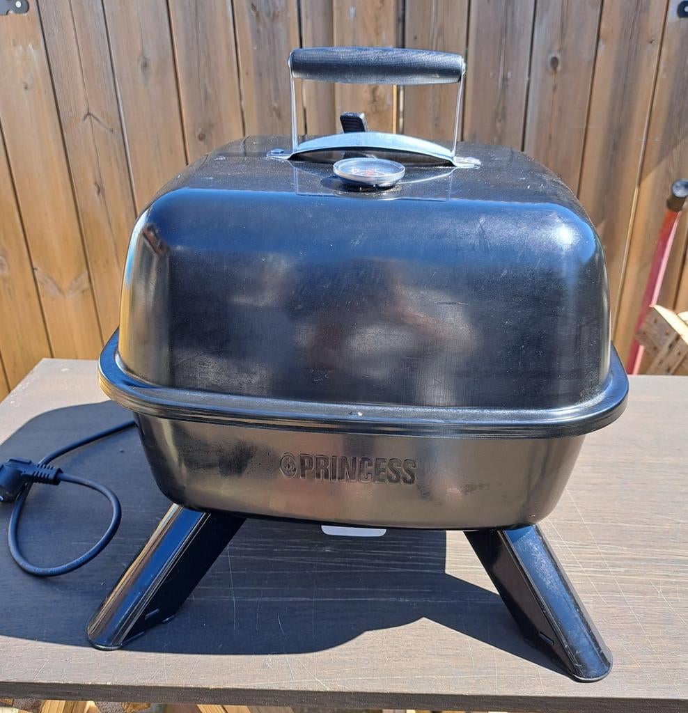 elektrische bbq als nieuw, Tuin en Terras, Elektrische barbecues, Ophalen, Zo goed als nieuw